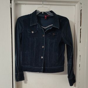 Dark Blue Corduroy Jacket